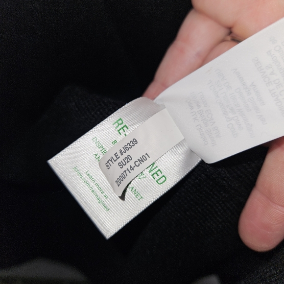 J. Crew Juliette Collarless Sweater Blazer Open Cardigan Women's Medium Black - Picture 10 of 15